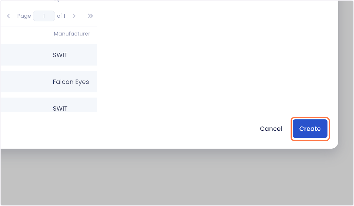 When you are satisfied with the setup of your Reservation, click Create at the bottom right of the Reservation to complete the creation process
